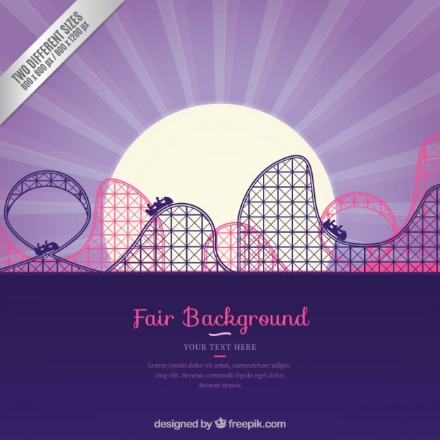 Free Vector fair background in purple tones