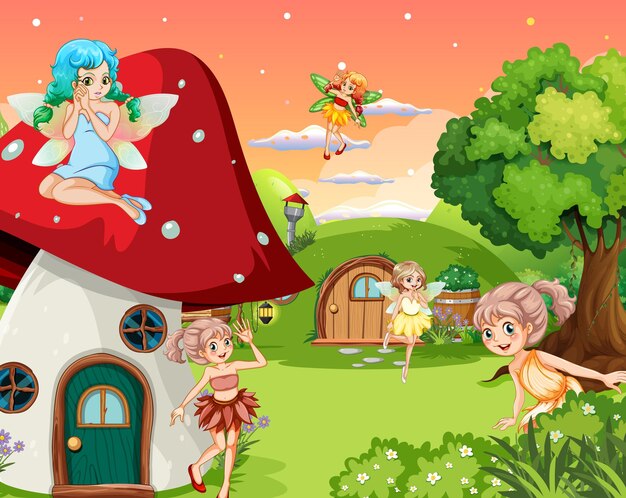 Fairies at fantasy land