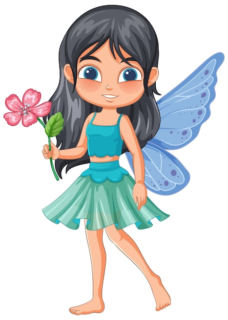 Fairy Girl with Flower