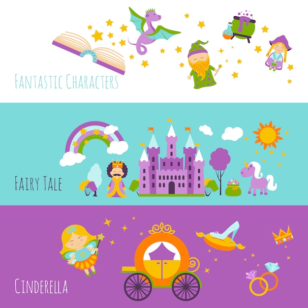 Fairy Tale Banner Set