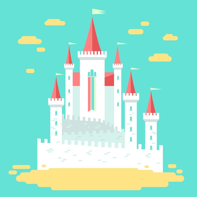 Fairy tale castle concept