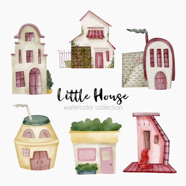 Fairy tale houses Fantasy forest cabin Imagination village