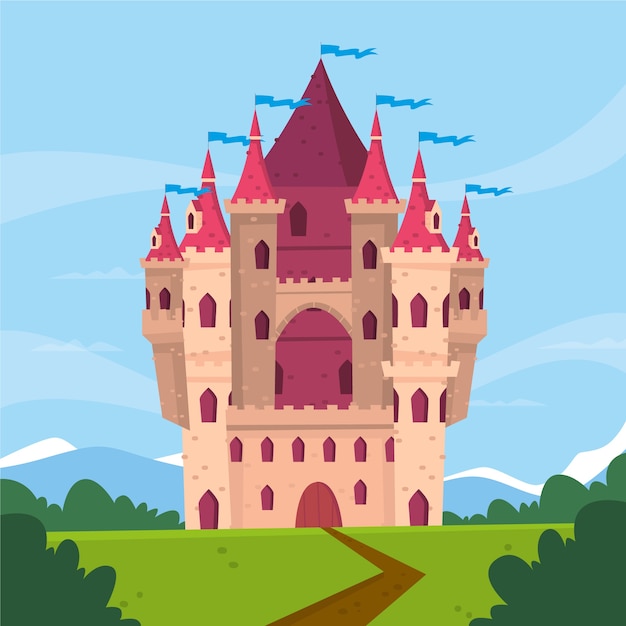 Fairytale castle concept