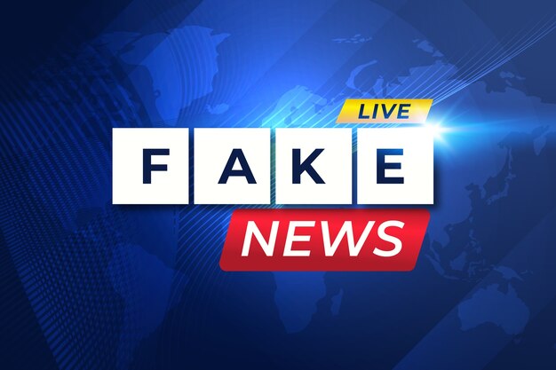 Fake news live stream theme