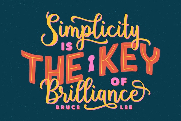 Famous design quotes lettering