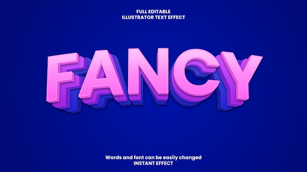 Free Vector fancy text effect