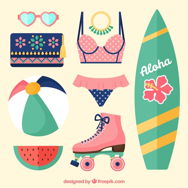 Fantastic selection of flat summer items