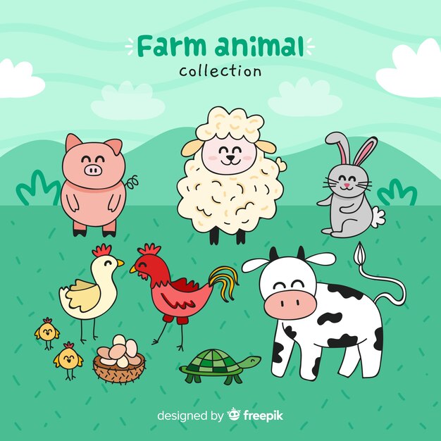 Farm animal collection