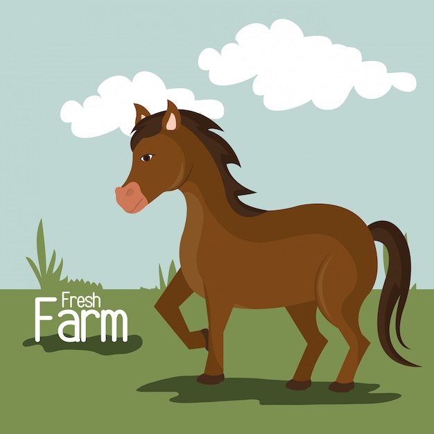 Free vector farm nature and lifestyle