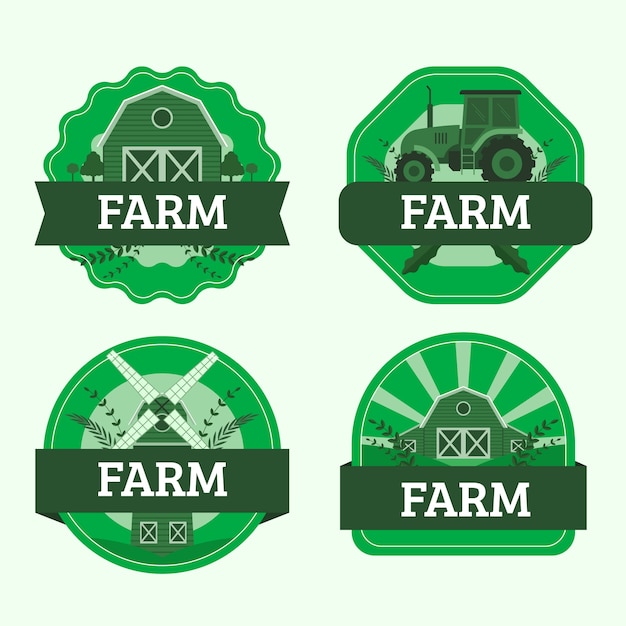 Free Vector farm template design