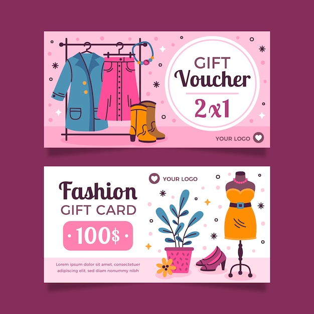 Fashion boutique template design