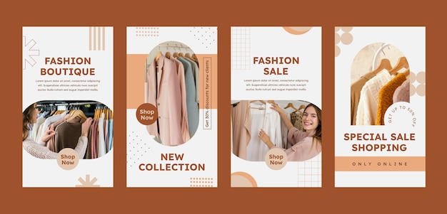 Fashion boutique template design