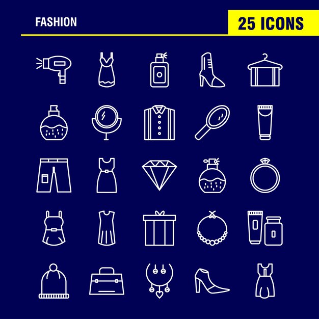 Fashion Line Icons