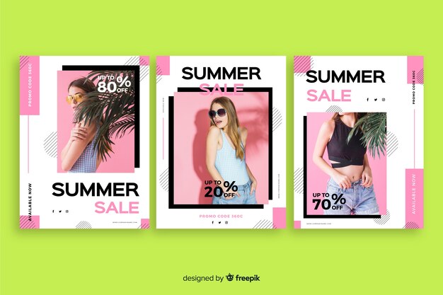 Fashion sale banners