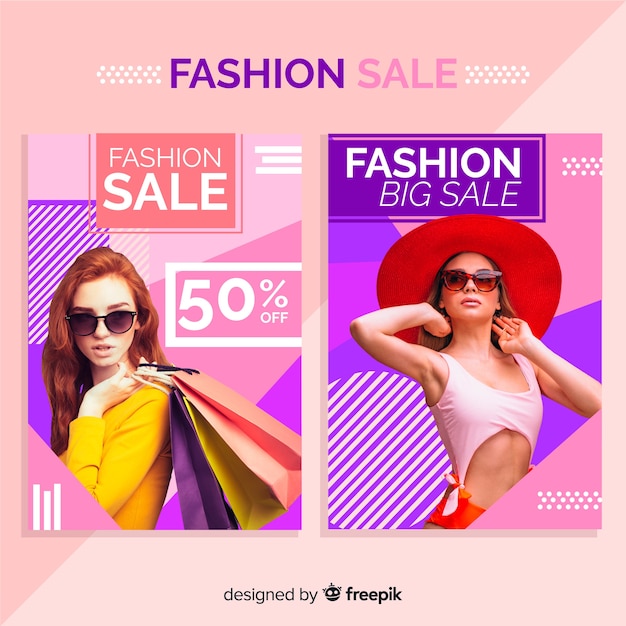 Fashion sale banners