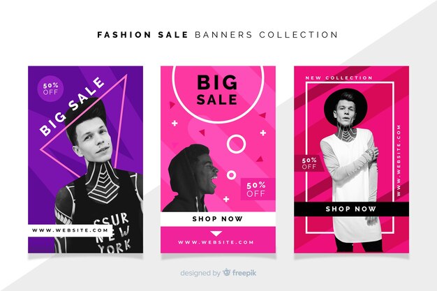 Fashion sale banners