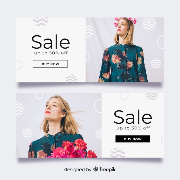 Fashion sale banners