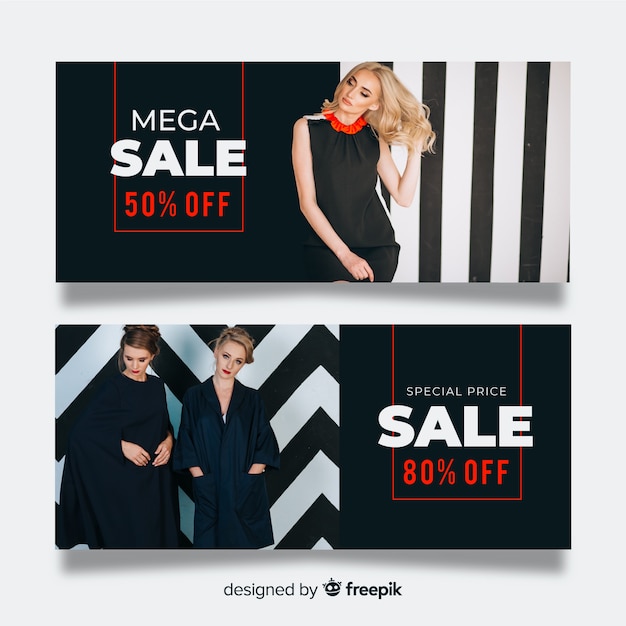 Fashion sale banners