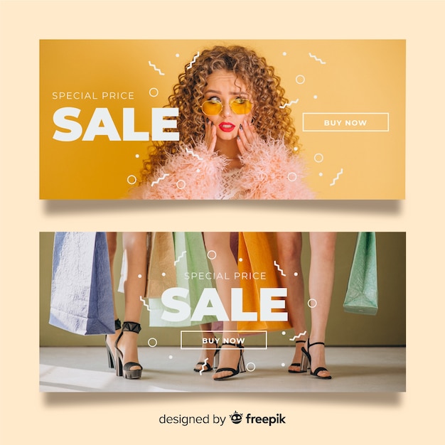 Fashion sale banners