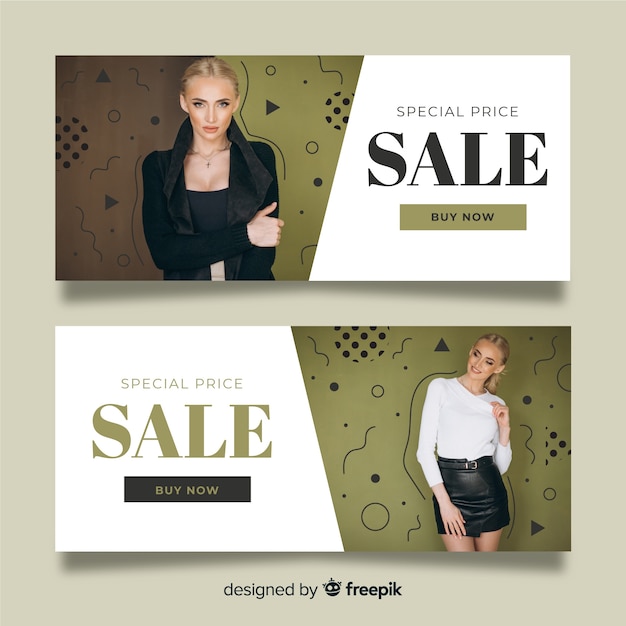 Fashion sale banners