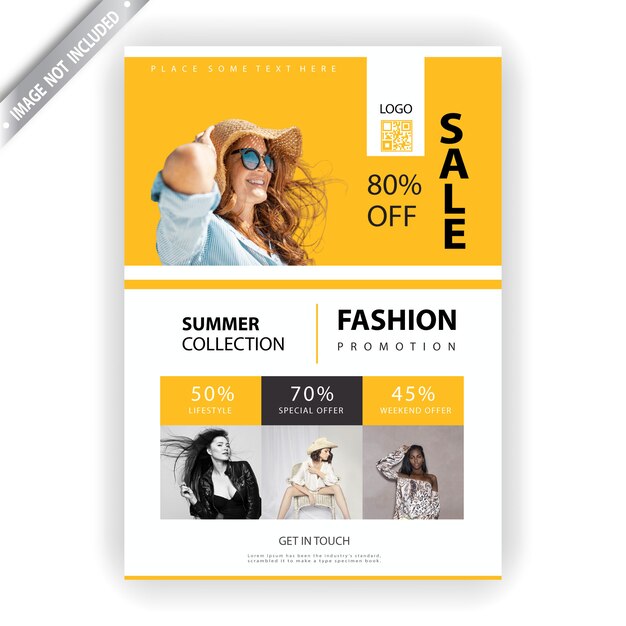 Fashion sales flyer