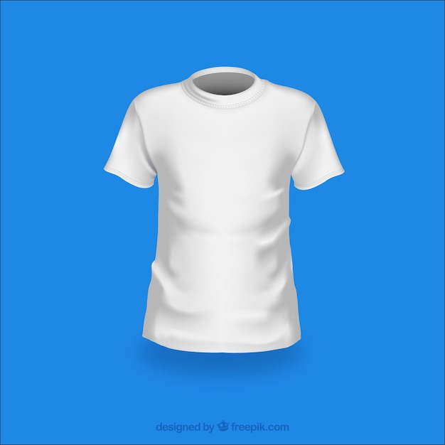 fashion white T-shirt vector pack