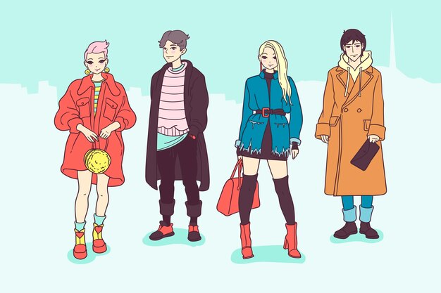 Fashion young koreans