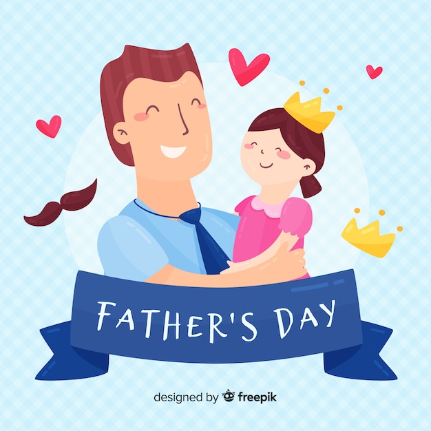 Free Vector father's day background