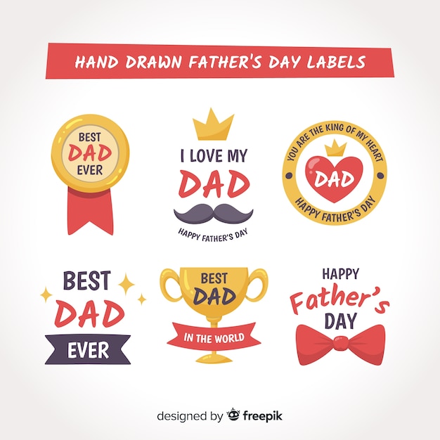 Father's day badge collection