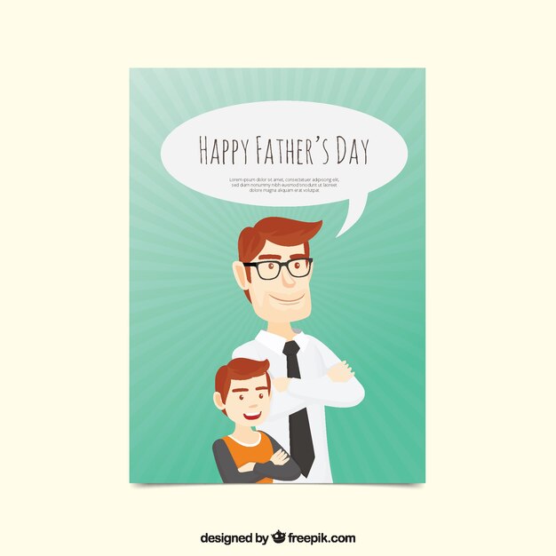 Father's day greeting card