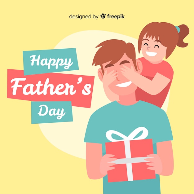 Free Vector father's day