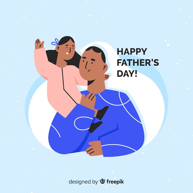 Free Vector father's day