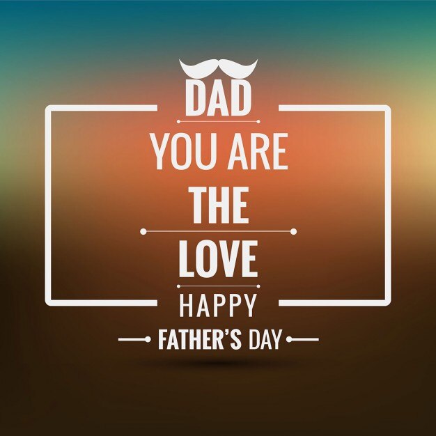 Fathers day colorful background