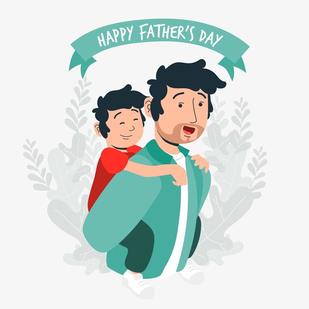 Fathers day illustration event