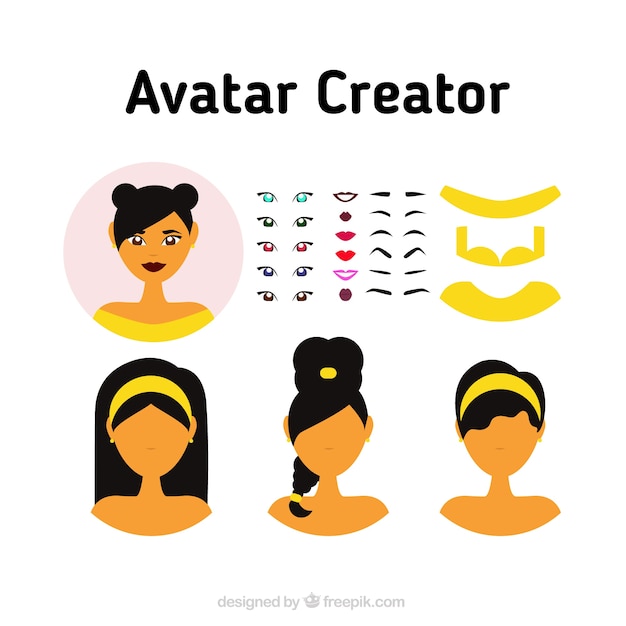 Female Avatar Creator Set