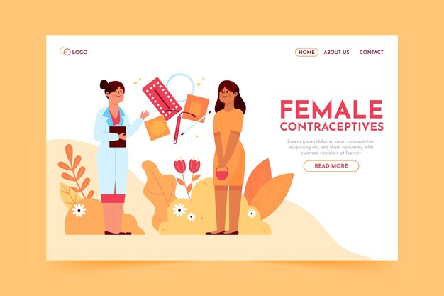 Female contraceptives - landing page