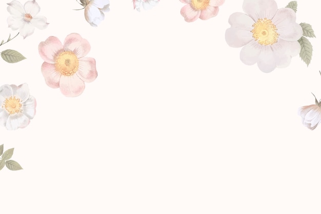 Feminine flower background