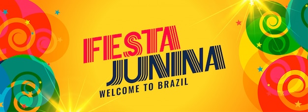 Festa junina brazil holiday design