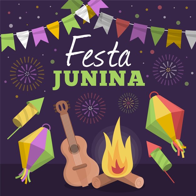 Festa junina celebration theme