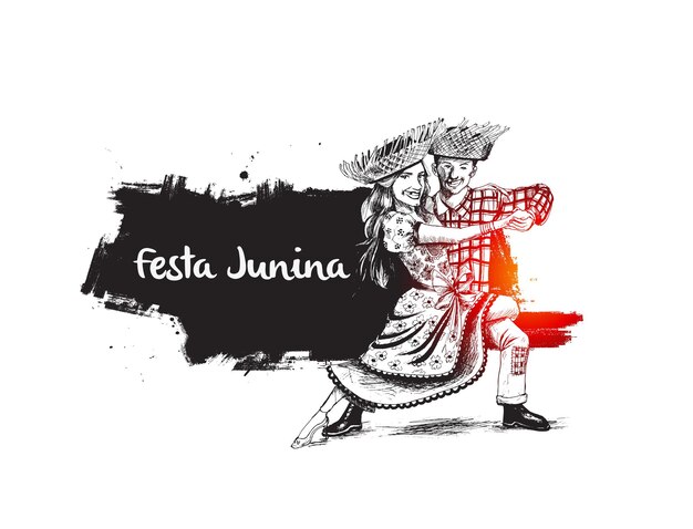 Festa Junina Festival Party Poster Banner Brazilian Traditional Celebration