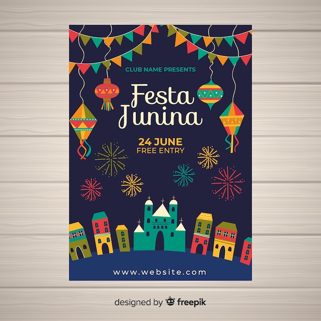 Free Vector festa junina