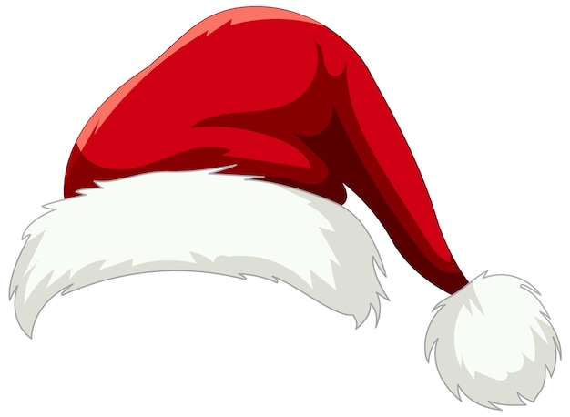 Free vector festive red santa claus hat