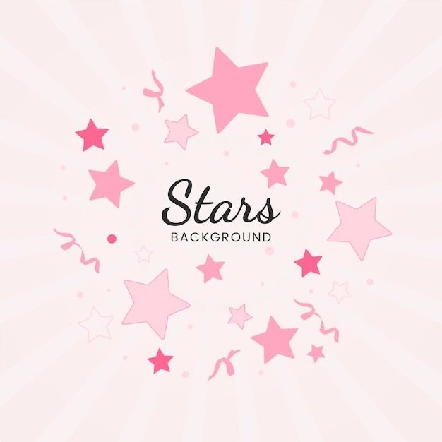 Free Vector festive stars background design vector