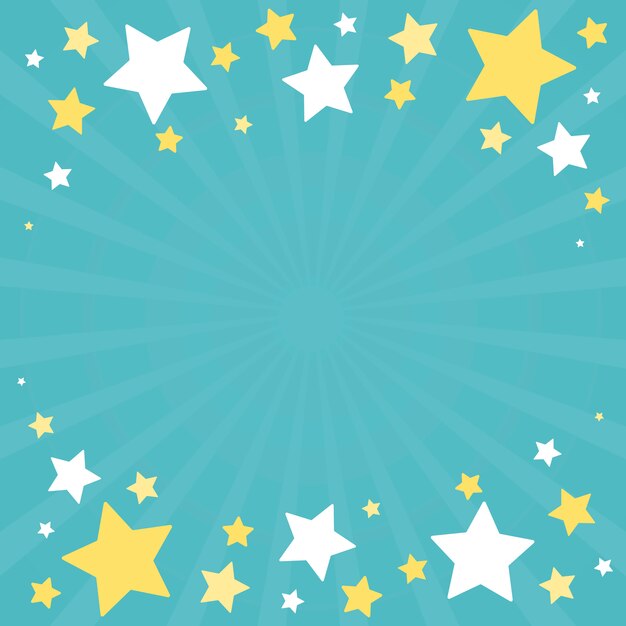 Festive stars background design vector