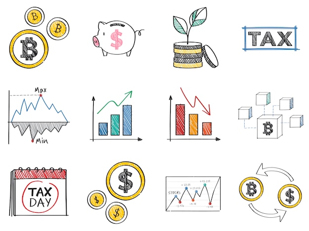 Finance and financial performance concept illustration