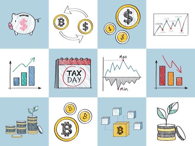 Finance and financial performance concept illustration