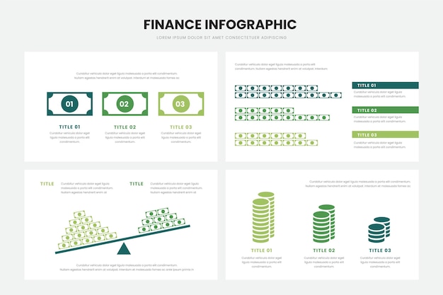 Finance infographic template