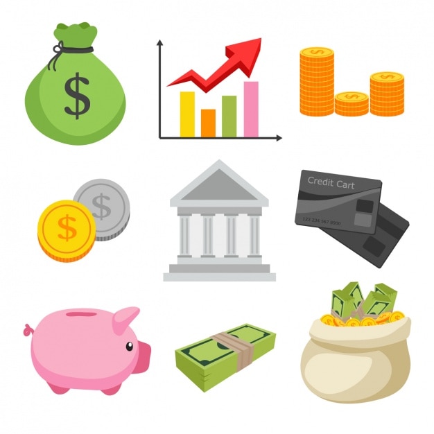 Free Vector finances elements design