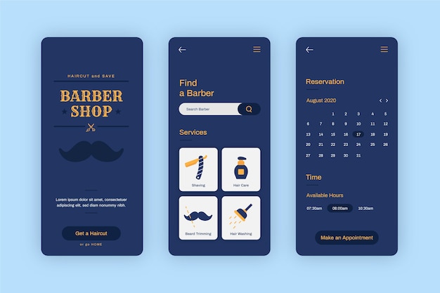 Find and reserve a barber booking app