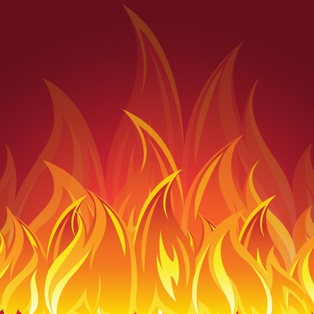 Free Vector fire background design